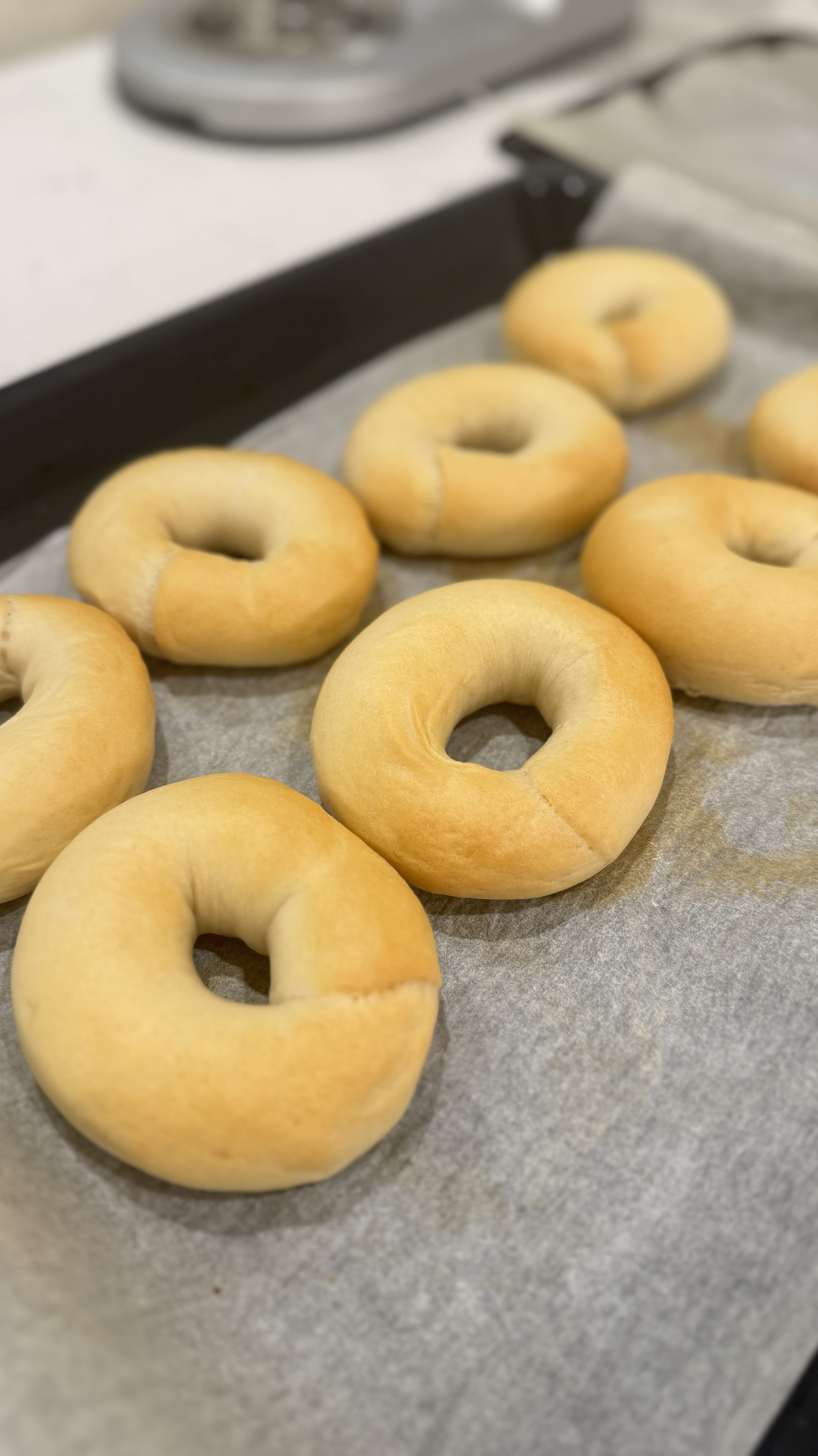 Bagels Fresh out of the oven