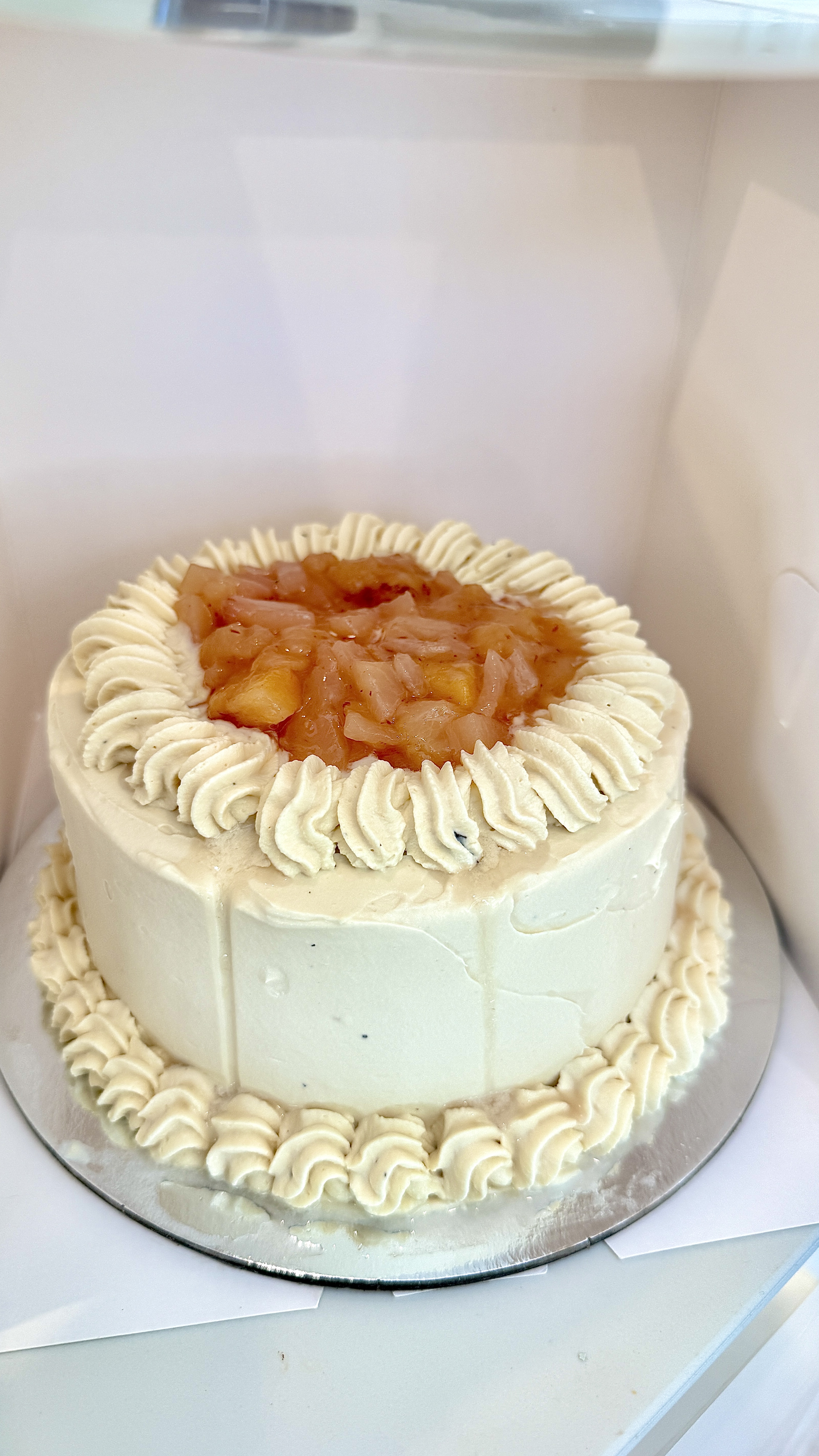 Peach Oolong Chiffon Cake — A 10pm Disaster and a Midnight Redemption